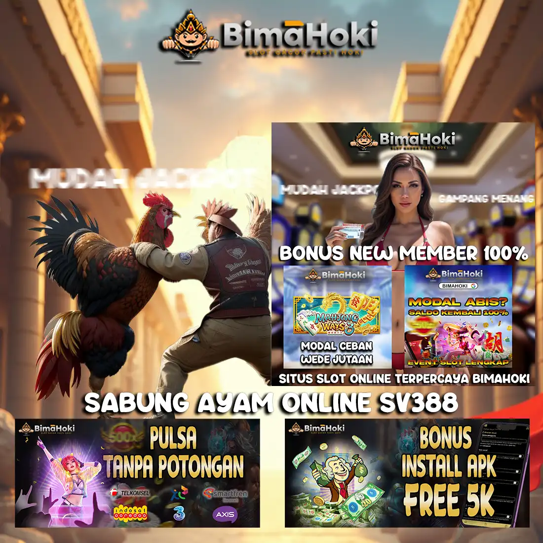 BIMAHOKI - Situs Sv388 Sabung Ayam Online Terpercaya | WS 6x Bonus 1juta